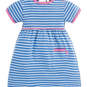 jojo maman bebe Girls' Essential Striped Summer Dress 2-3 years Cornflower color